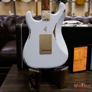 Fender Custom Shop 1960 Roasted Stratocaster Relic Birdseye Maple Neck Rosewood Fingerboard Sonic Blue - Image 15