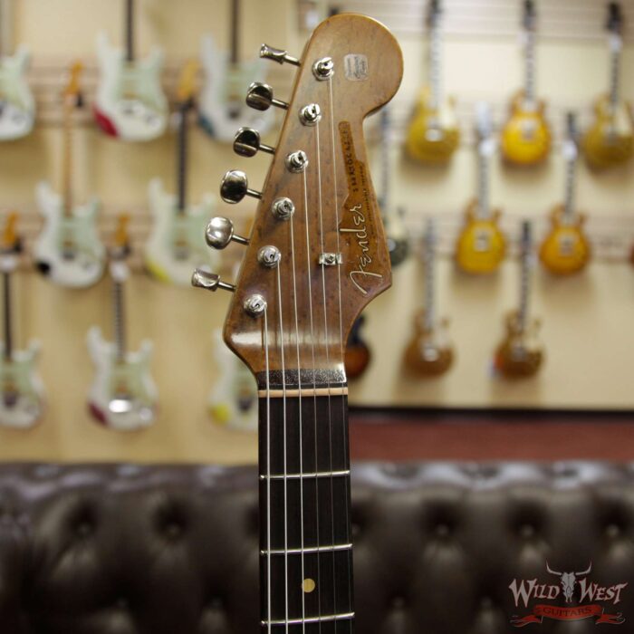 Fender Custom Shop 1960 Roasted Stratocaster Relic Birdseye Maple Neck Rosewood Fingerboard Sonic Blue - Image 7