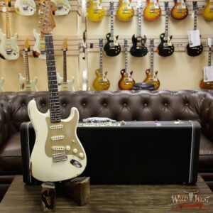 2017 NAMM Fender Custom Shop 30th Anniversary LTD 1960 Roasted Stratocaster Relic Aged Olympic White - Image 12