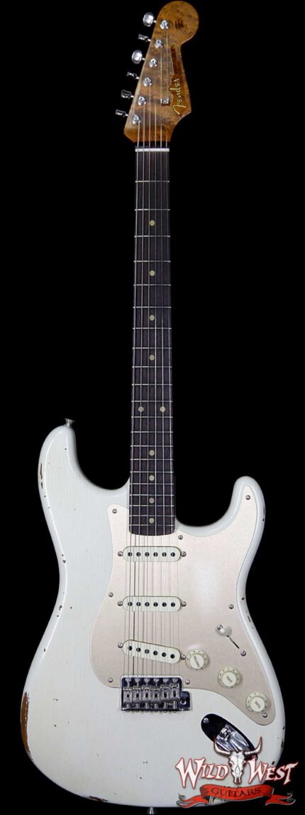 2017 NAMM Fender Custom Shop 30th Anniversary LTD 1960 Roasted Stratocaster Relic Aged Olympic White