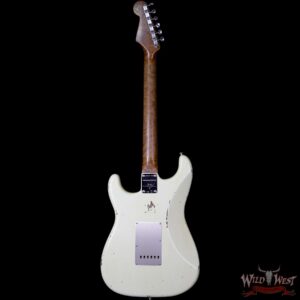 2017 NAMM Fender Custom Shop 30th Anniversary LTD 1960 Roasted Stratocaster Relic Aged Vintage White - Image 6
