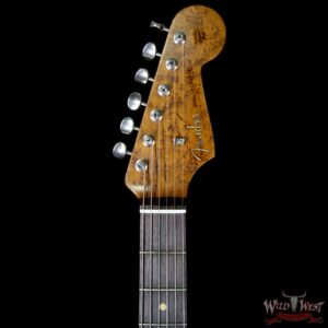 2017 NAMM Fender Custom Shop 30th Anniversary LTD 1960 Roasted Stratocaster Relic Aged Vintage White - Image 8