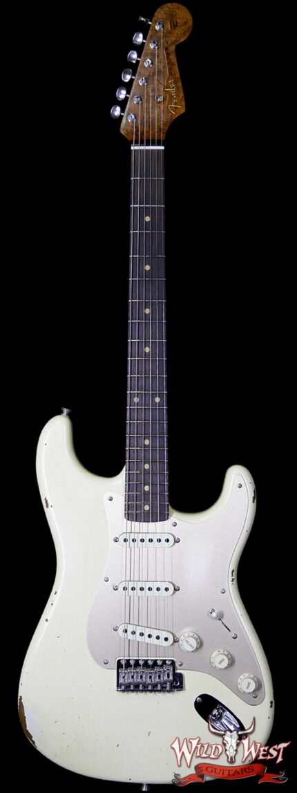 2017 NAMM Fender Custom Shop 30th Anniversary LTD 1960 Roasted Stratocaster Relic Aged Vintage White