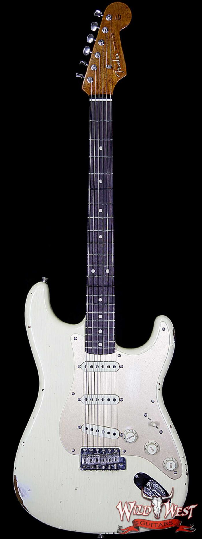 2017 NAMM Fender Custom Shop 30th Anniversary LTD 1960 Roasted Stratocaster Relic Aged Vintage White - Image 1