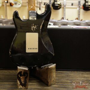 2017 NAMM Fender Custom Shop 30th Anniversary LTD 1960 Roasted Stratocaster Relic Aged Black - Image 15