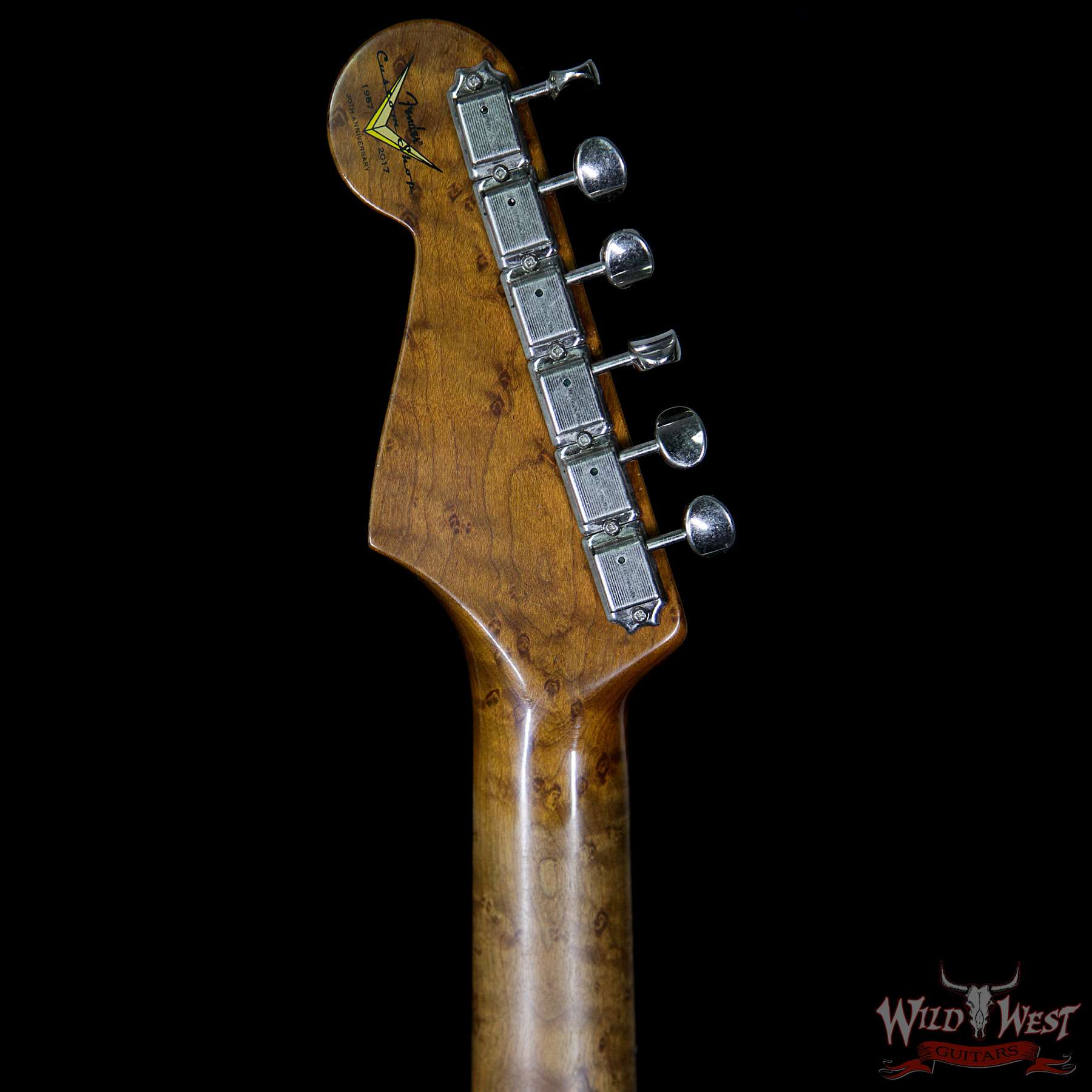 fendercs-1960rststratocaster-blk-cz532577-hb__wwg.jpg 2017 NAMM Fender Custom Shop 30th Anniversary LTD 1960 Roasted Stratocaster Relic Aged Black - Image 10
