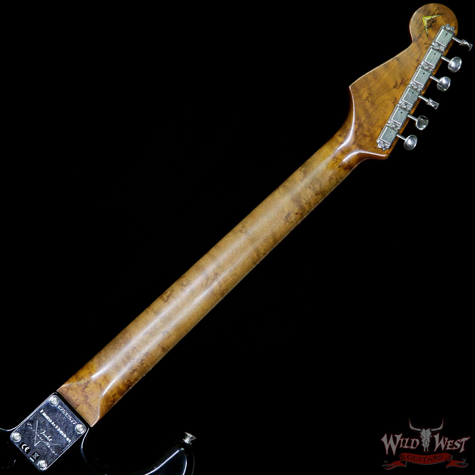 fendercs-1960rststratocaster-blk-cz532577-nb__wwg.jpg 2017 NAMM Fender Custom Shop 30th Anniversary LTD 1960 Roasted Stratocaster Relic Aged Black - Image 11
