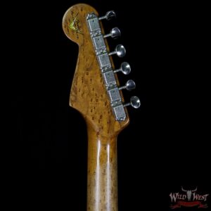 2017 NAMM Fender Custom Shop 30th Anniversary LTD 1960 Roasted Stratocaster Relic Aged Black - Image 10