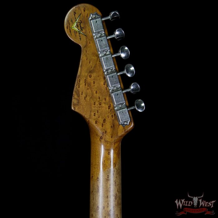 2017 NAMM Fender Custom Shop 30th Anniversary LTD 1960 Roasted Stratocaster Relic Aged Black - Image 10