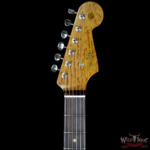2017 NAMM Fender Custom Shop 30th Anniversary LTD 1960 Roasted Stratocaster Relic Aged Black - Image 8