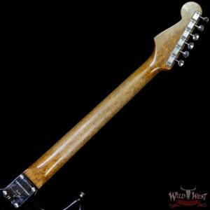 2017 NAMM Fender Custom Shop 30th Anniversary LTD 1960 Roasted Stratocaster Relic Aged Black - Image 11