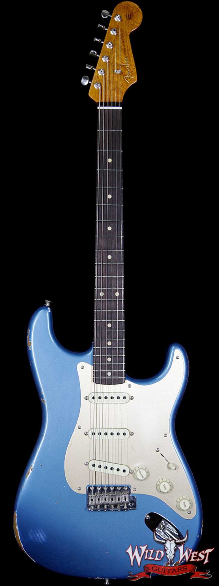2017 NAMM Fender Custom Shop 30th Anniversary LTD 1960 Roasted Stratocaster Relic Lake Placid Blue - Image 1
