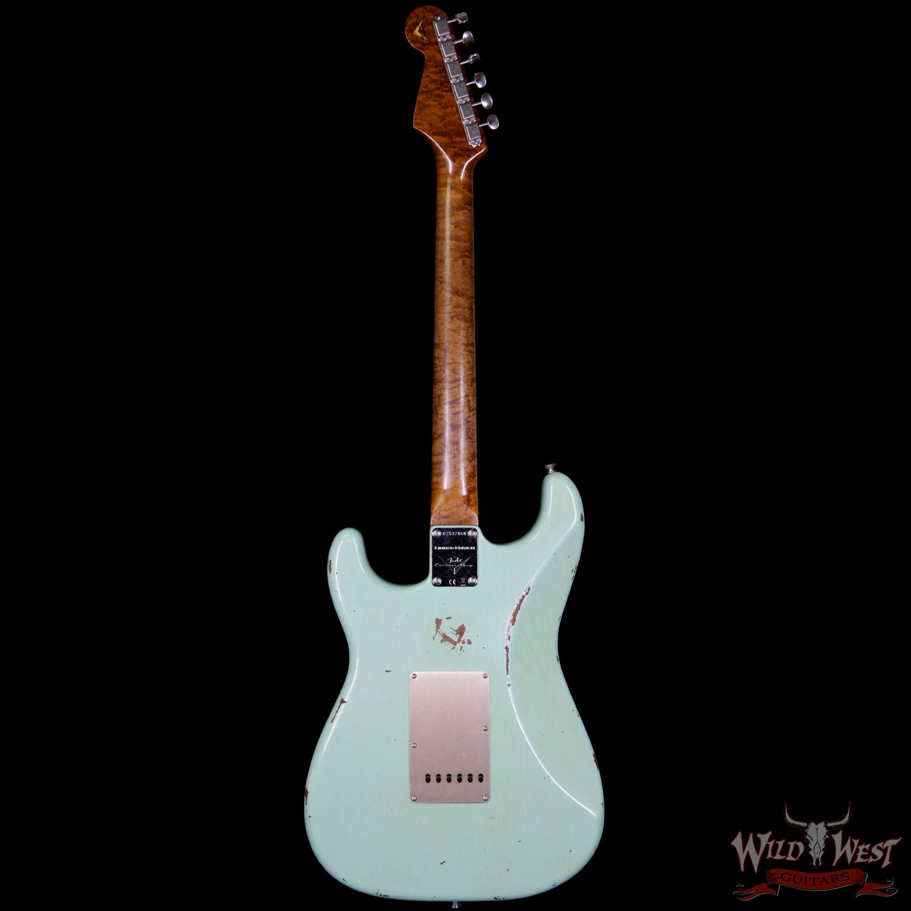 fendercs-1960rststratocaster-sfg-cz532860-b__wwg.jpg 2017 NAMM Fender Custom Shop 30th Anniversary LTD 1960 Roasted Stratocaster Relic Aged Surf Green - Image 6