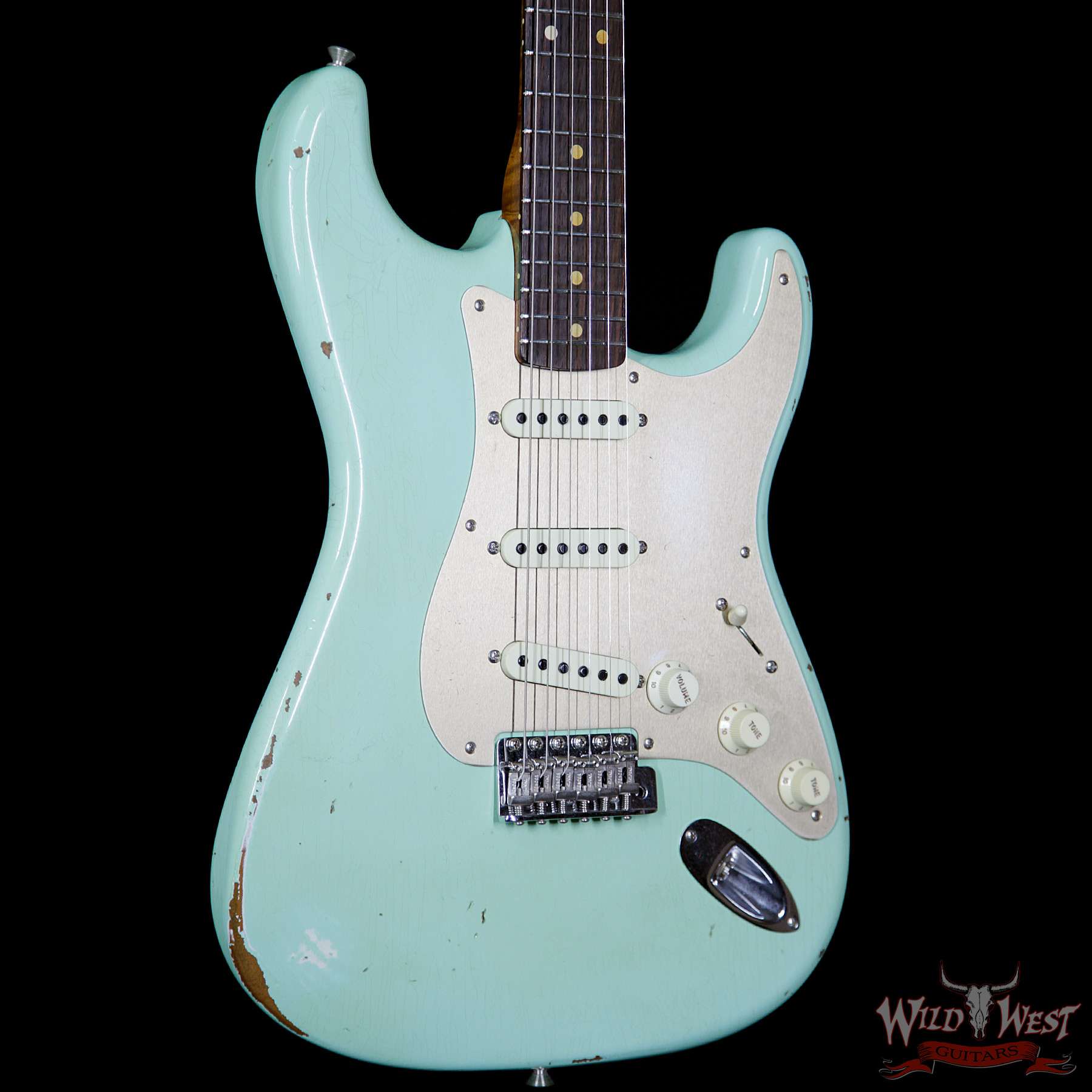 fendercs-1960rststratocaster-sfg-cz532860-bl__wwg.jpg 2017 NAMM Fender Custom Shop 30th Anniversary LTD 1960 Roasted Stratocaster Relic Aged Surf Green - Image 4