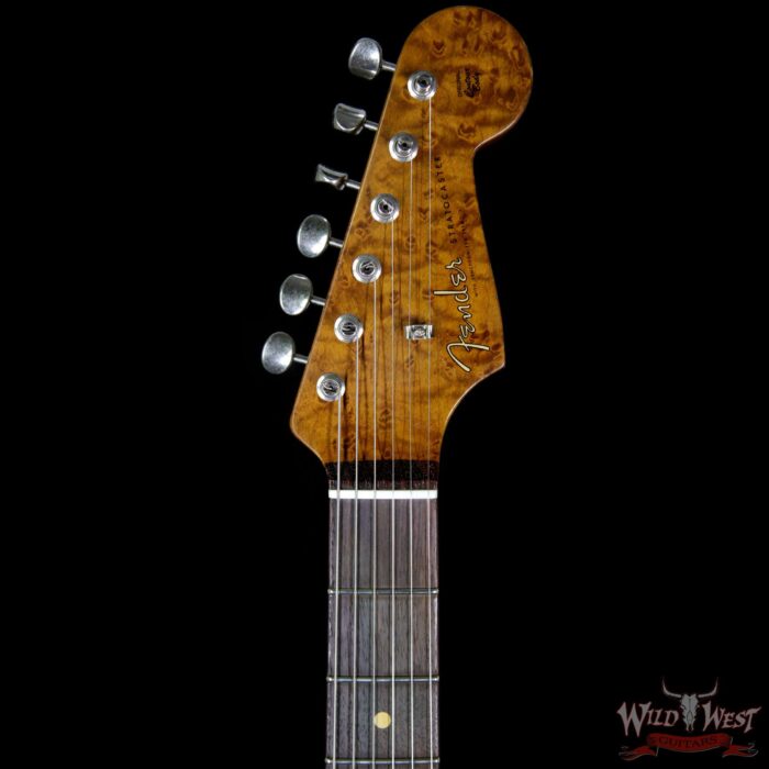 2017 NAMM Fender Custom Shop 30th Anniversary LTD 1960 Roasted Stratocaster Relic Aged Surf Green - Image 8