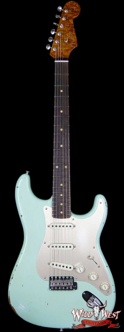 2017 NAMM Fender Custom Shop 30th Anniversary LTD 1960 Roasted Stratocaster Relic Aged Surf Green