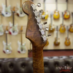 Fender Custom Shop Roasted 1960 Stratocaster Relic Birdseye Maple Neck AAA Rosewood Slab Board 3 Tone Sunburst - Image 7