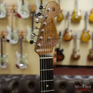 Fender Custom Shop 1960 Stratocaster Relic Roasted AAA Birdseye Neck Rosewood Board 3 Tone Sunburst - Image 7