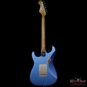 Fender Custom Shop 1960 Roasted Stratocaster Relic Birdseye Neck AAA Rosewood Board Lake Placid Blue - Image 5