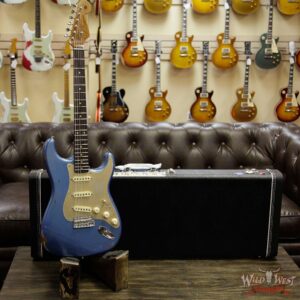 Fender Custom Shop 1960 Roasted Stratocaster Relic Birdseye Neck AAA Rosewood Board Lake Placid Blue - Image 12