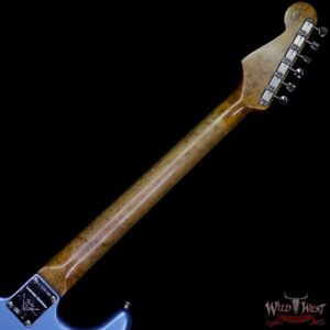 Fender Custom Shop 1960 Roasted Stratocaster Relic Birdseye Neck AAA Rosewood Board Lake Placid Blue - Image 10