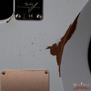 Fender Custom Shop Roasted 1960 Stratocaster Relic 3A Birdseye Neck 3A Rosewood Slab Board Sonic Blue - Image 15