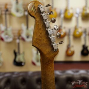 Fender Custom Shop 1960 Roasted Stratocaster Relic Birdseye Maple Neck AAA Rosewood Slab Board Sonic Blue - Image 7