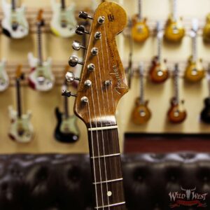 Fender Custom Shop 1960 Roasted Stratocaster Relic Birdseye Maple Neck AAA Rosewood Slab Board Sonic Blue - Image 5