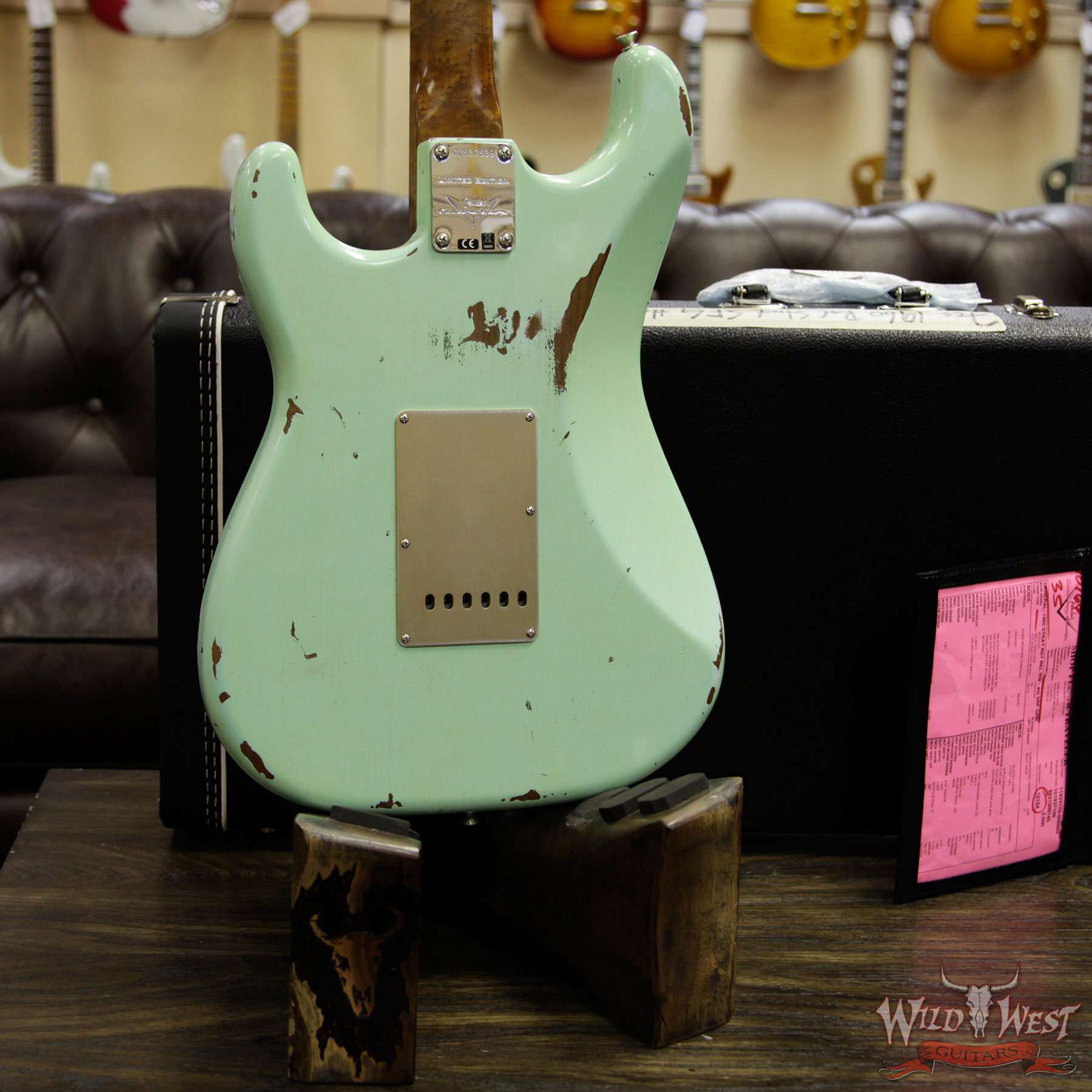 fendercs-1960rststratrelic-sfg-cz537539-d4__wwg.jpg Fender Custom Shop 1960 Roasted Stratocaster Relic Birdseye Maple Neck AAA Rosewood Surf Green - Image 14