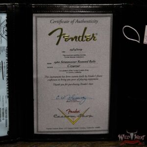 Fender Custom Shop 1960 Roasted Stratocaster Relic Birdseye Maple Neck Rosewood Slab Board Surf Green - Image 17