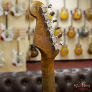 Fender Custom Shop 1960 Roasted Stratocaster Relic Birdseye Maple Neck Rosewood Slab Board Surf Green - Image 9