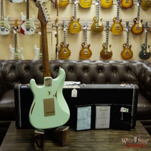 Fender Custom Shop Roasted 1960 Stratocaster Relic 3A Birdseye Neck 3A Rosewood Slab Board Surf Green - Image 13
