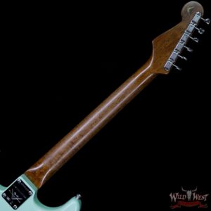 Fender Custom Shop Roasted 1960 Stratocaster Relic 3A Birdseye Neck 3A Rosewood Slab Board Surf Green - Image 10