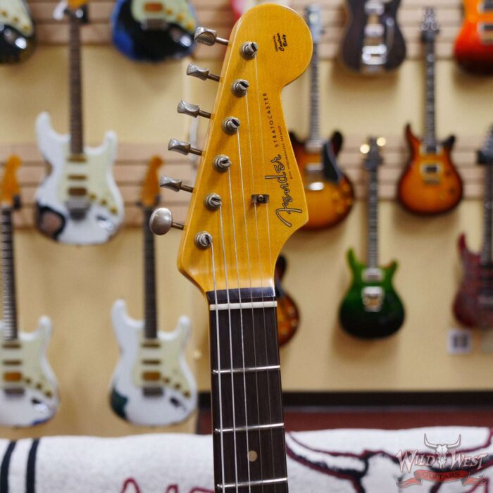 Fender Custom Shop Limited Edition 1960 Stratocaster Journeyman Relic Super Faded Aged Shell Pink - Image 7