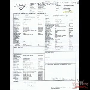 Fender Custom Shop John Cruz Masterbuilt 1960 Stratocaster Heavy Relic AAA Rosewood Slab Board Black over 3 Tone Sunburst - Image 18