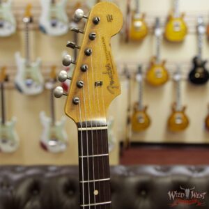 Fender Custom Shop John Cruz Masterbuilt 1960 Stratocaster Heavy Relic AAA Rosewood Slab Board Black over 3 Tone Sunburst - Image 7