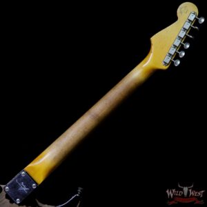 Fender Custom Shop John Cruz Masterbuilt 1960 Stratocaster Heavy Relic AAA Rosewood Slab Board Black over 3 Tone Sunburst - Image 10