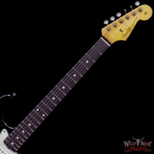 Fender Custom Shop John Cruz Masterbuilt 1960 Stratocaster Heavy Relic AAA Rosewood Slab Board Black over 3 Tone Sunburst - Image 8