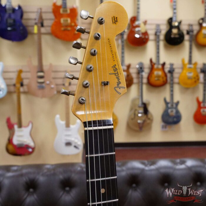 Fender Custom Shop Limited Edition 1960 Stratocaster Dark Rosewood Slab Board Hand-Wound Pickups Journeyman Relic Lake Placid Blue - Image 7