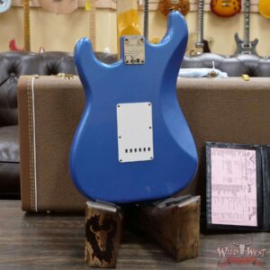 Fender Custom Shop Limited Edition 1960 Stratocaster Dark Rosewood Slab Board Hand-Wound Pickups Journeyman Relic Lake Placid Blue - Image 11