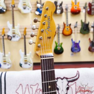 Fender Custom Shop 1960 Telecaster Hand-Wound Pickups AAA Rosewood Slab Board Relic Aged Black - Image 7