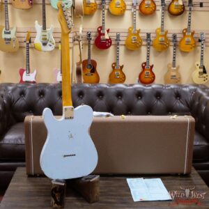 Fender Custom Shop 1960 Telecaster Custom Relic Quater-Sawn Maple AAA Rosewood Fingerboard Sonic Blue - Image 9