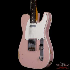 Fender Custom Shop 1960 Telecaster Custom Relic Quater-Sawn Maple AAA Rosewood Fingerboard Shell Pink - Image 2