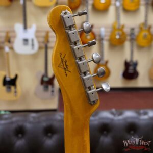 Fender Custom Shop 1960 Telecaster Custom Relic Quater-Sawn Maple AAA Rosewood Fingerboard Fiesta Red - Image 10