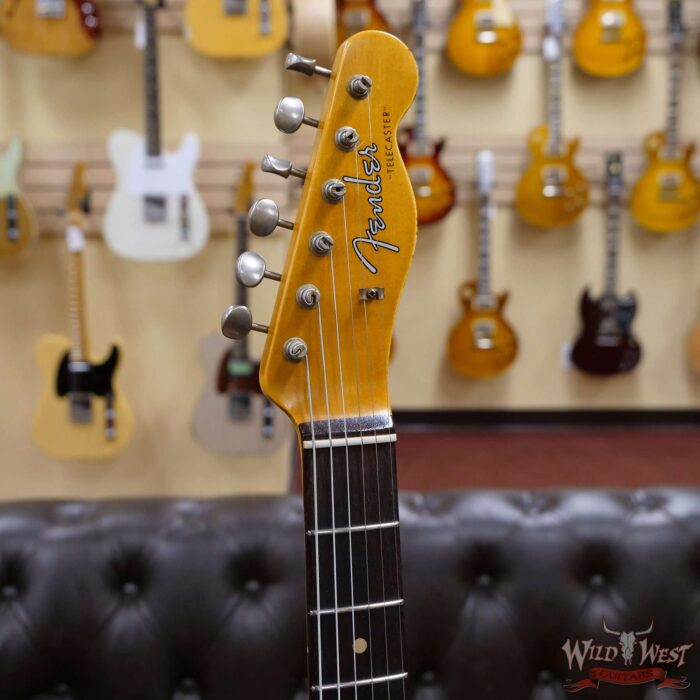 Fender Custom Shop 1960 Telecaster Custom Relic Quater-Sawn Maple AAA Rosewood Fingerboard Fiesta Red - Image 7