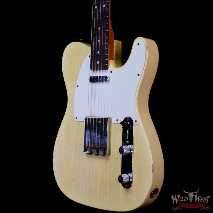Fender Custom Shop 1960 Telecaster Relic Rosewood Fingerboard Natural Blonde - Image 2