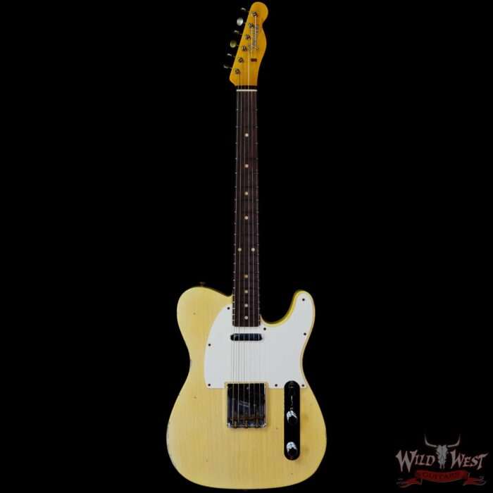 Fender Custom Shop 1960 Telecaster Relic Rosewood Fingerboard Natural Blonde - Image 3