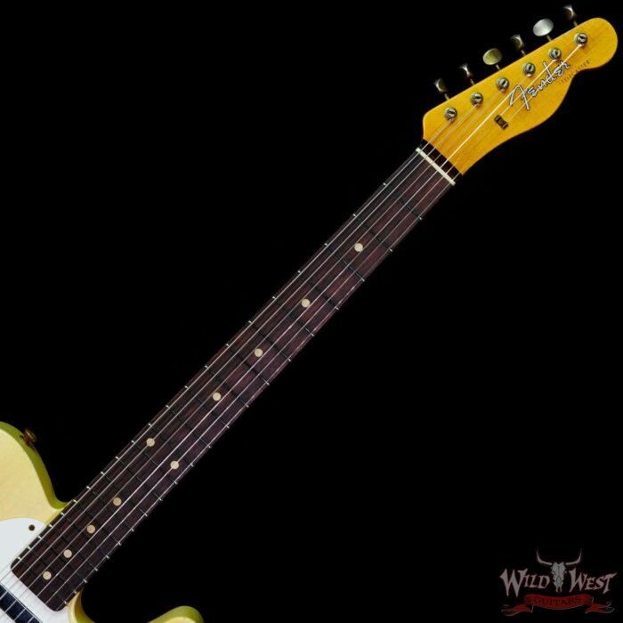 Fender Custom Shop 1960 Telecaster Relic Rosewood Fingerboard Natural Blonde - Image 4