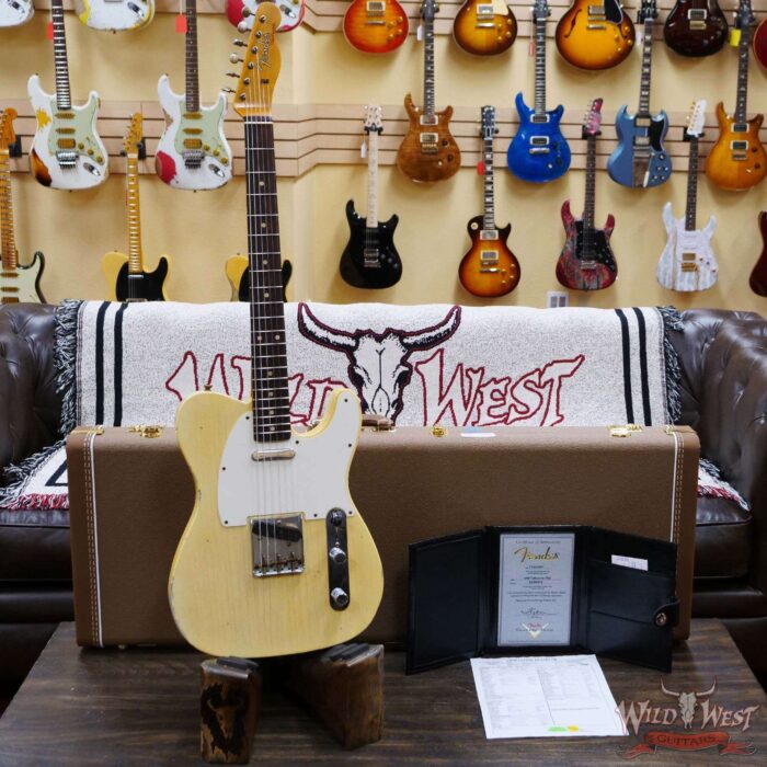 Fender Custom Shop 1960 Telecaster Relic Rosewood Fingerboard Natural Blonde - Image 6