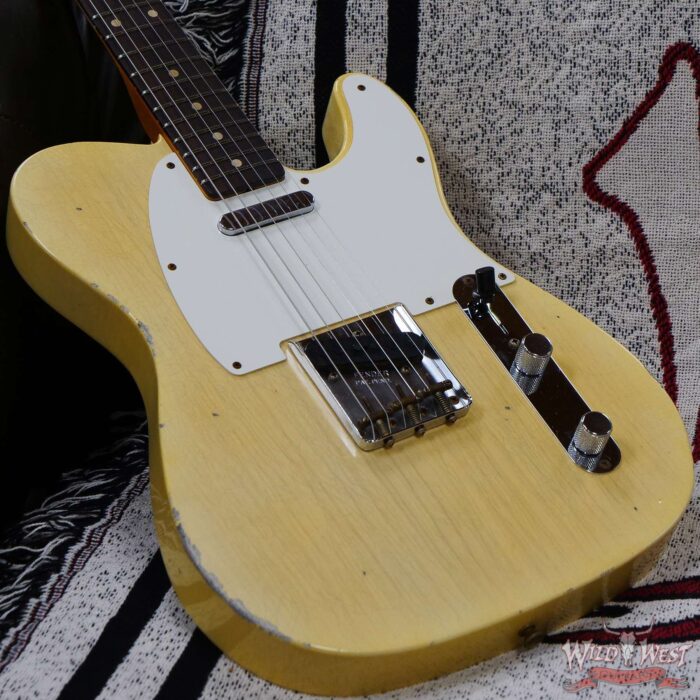 Fender Custom Shop 1960 Telecaster Relic Rosewood Fingerboard Natural Blonde - Image 8